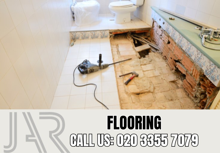 Bathroom Flooring Installation by Parsonsgreen Bathroom Fitters